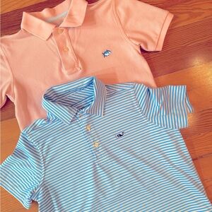 🐳Lot of 2 Boys’ Vinyard Vines & Southern Tide Polo Shirts Excellent Condition🐟